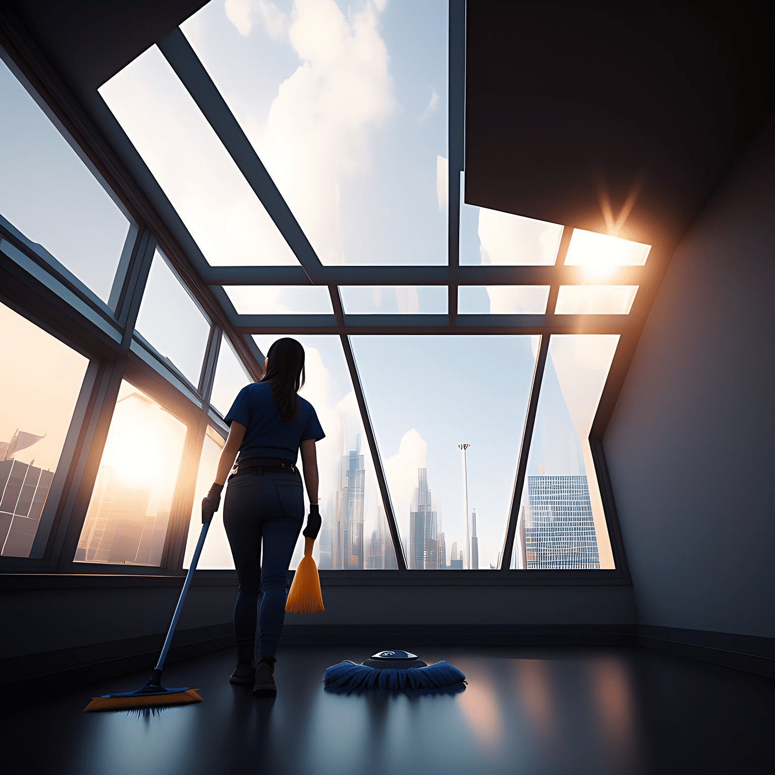 Skylight cleaning services